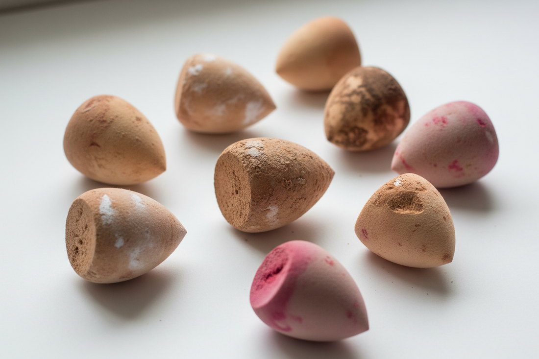 Dirty makeup blenders