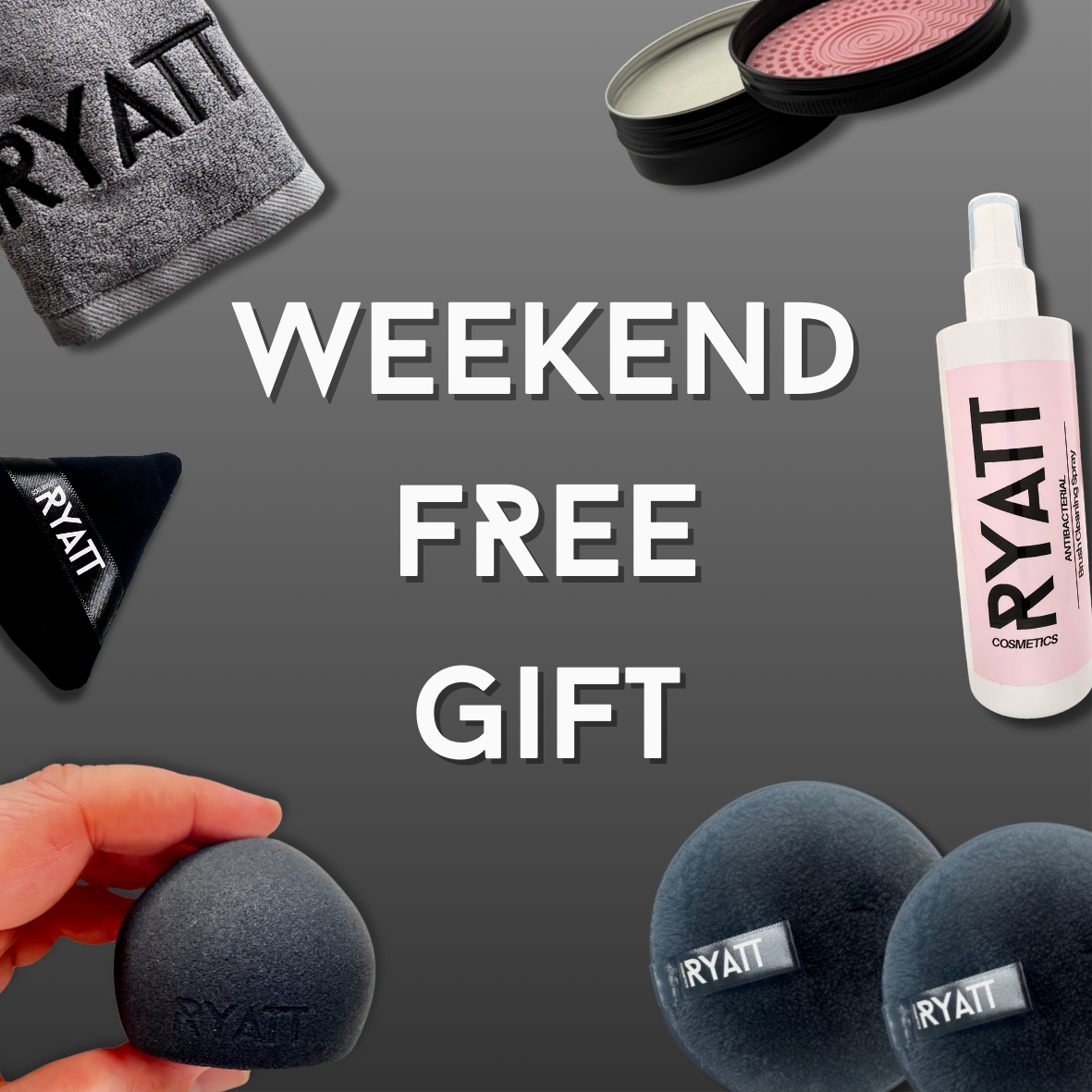 Weekend Free Gift - Brush Cleaning Towel