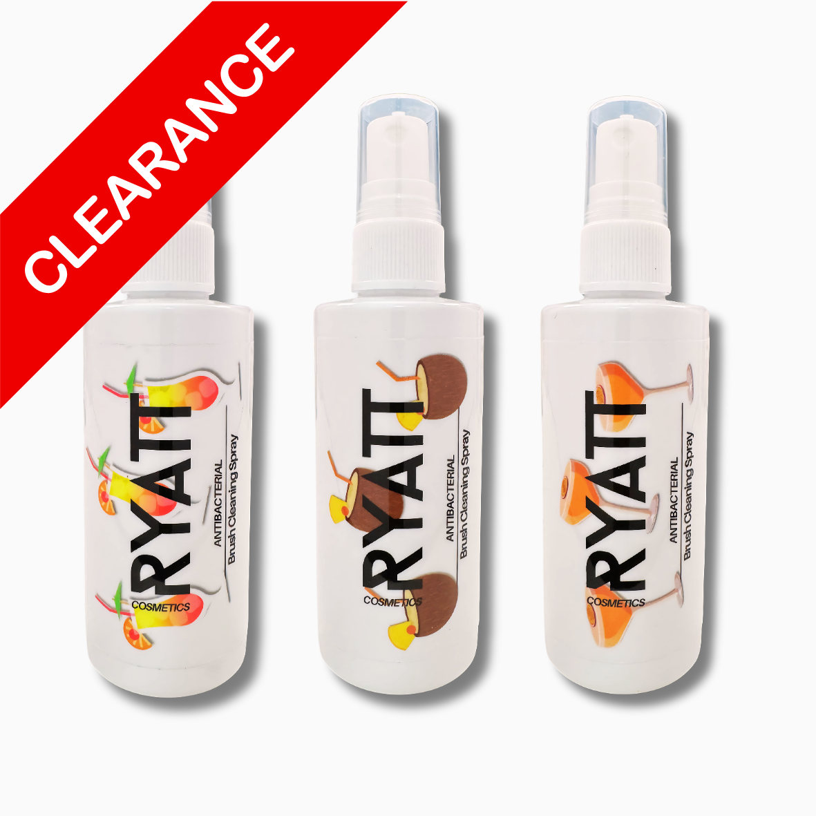Ryatt Cosmetics Summer Makeup Brush Cleaner Spray