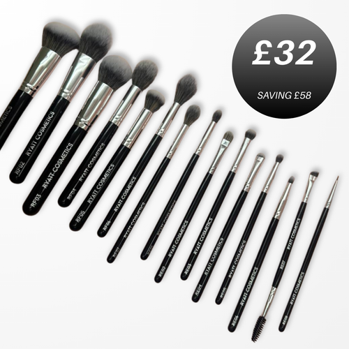 Ryatt Cosmetics 15 Piece Makeup Brush Set