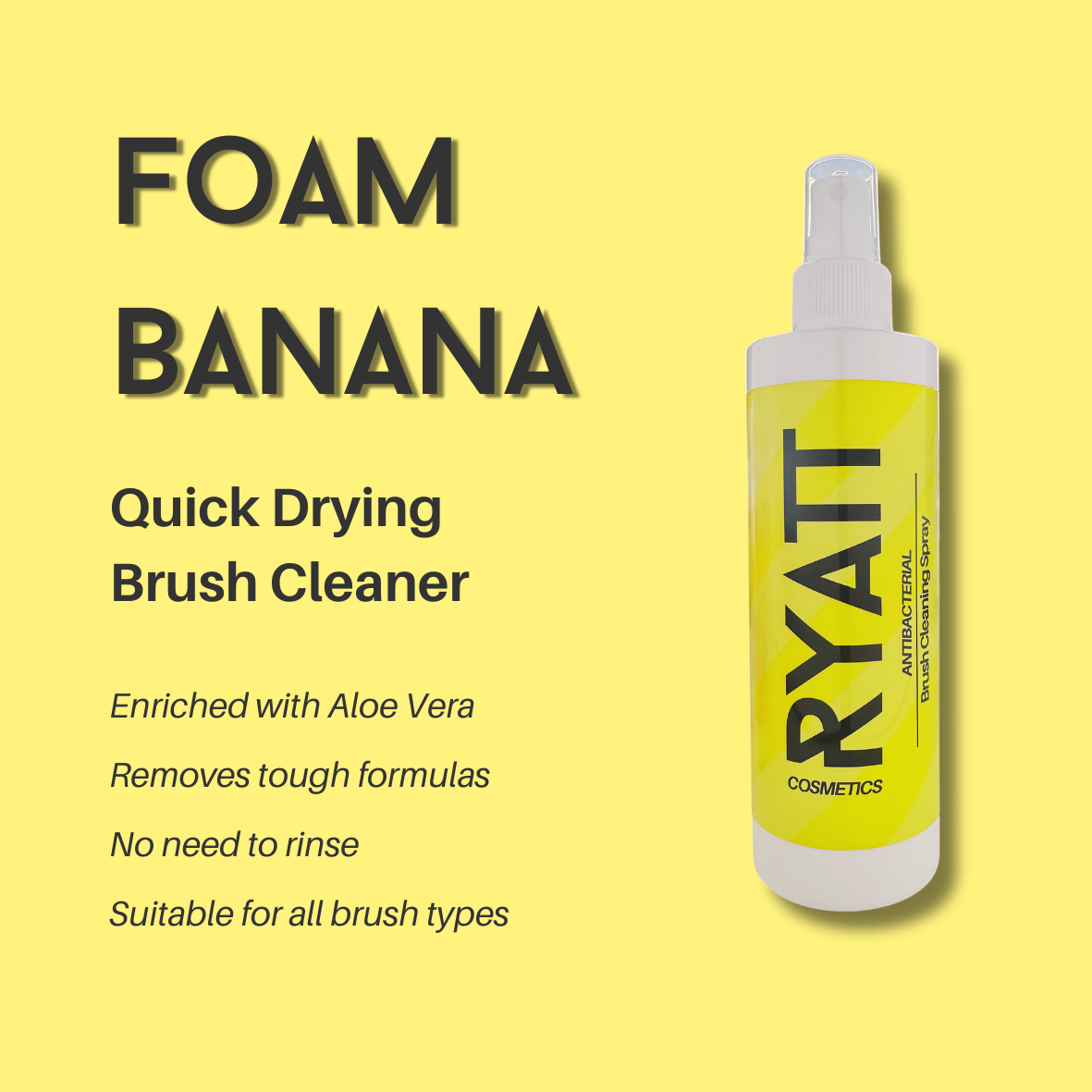Ryatt Cosmetics Sweet Shop Makeup Brush Cleaner Spray