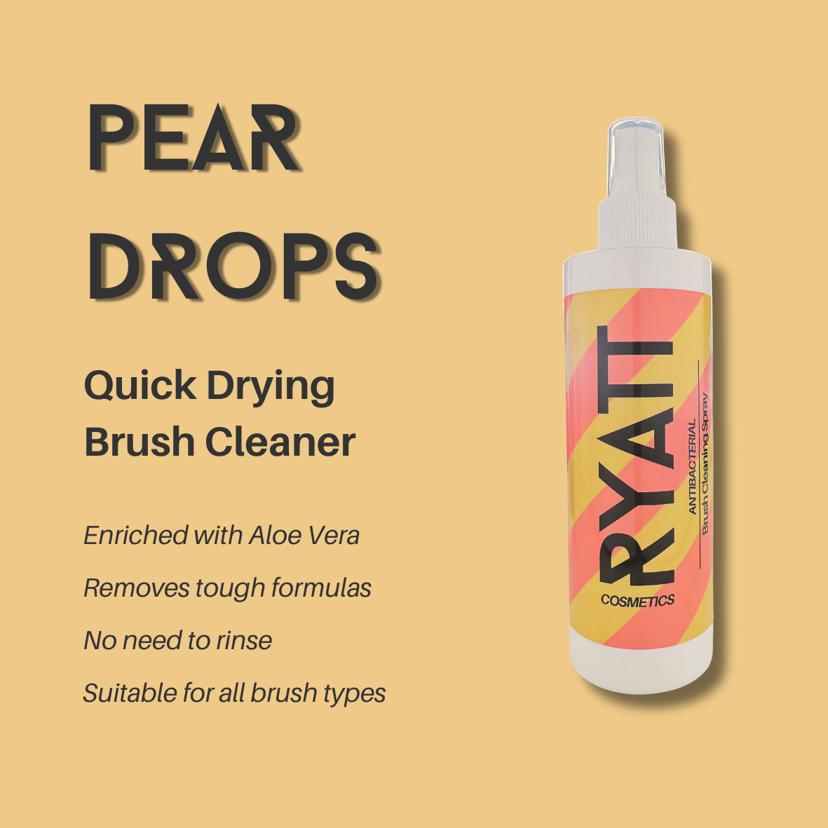 Ryatt Cosmetics Sweet Shop Makeup Brush Cleaner Spray