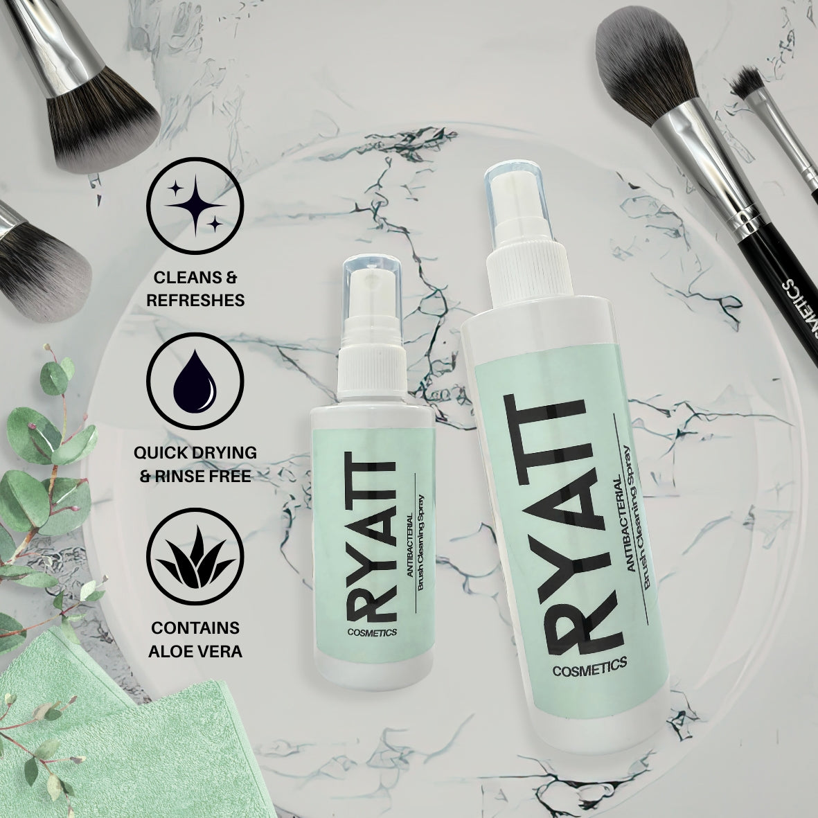 Ryatt Cosmetics Very Vanilla Makeup Brush Cleaner Spray