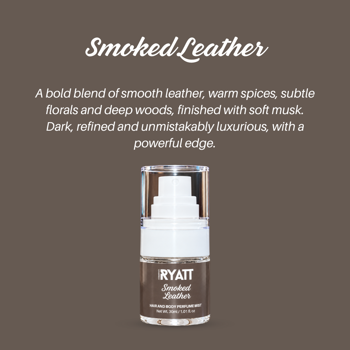 Ryatt Cosmetics 30ml Hair and Body Perfume Mist