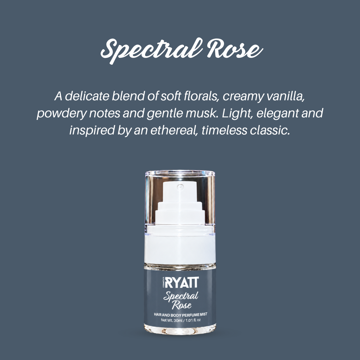Ryatt Cosmetics 30ml Hair and Body Perfume Mist