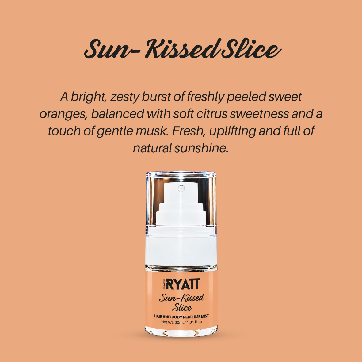 Ryatt Cosmetics 30ml Hair and Body Perfume Mist
