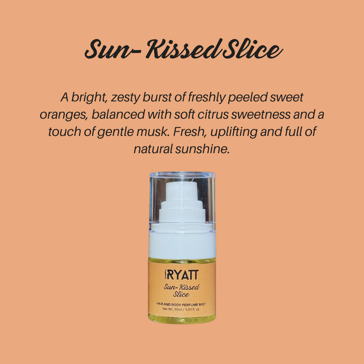 Ryatt Cosmetics 30ml Hair and Body Perfume Mist