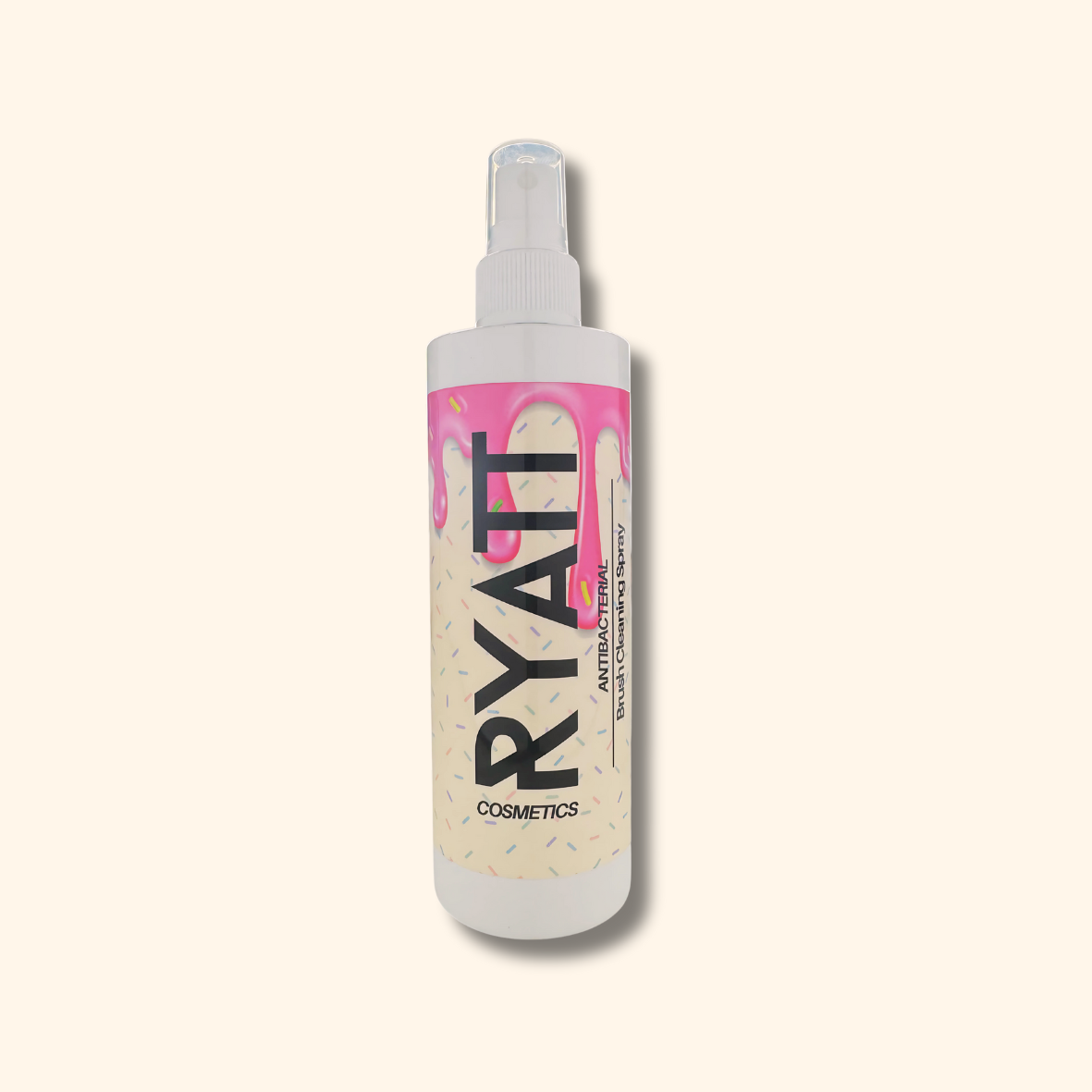 Ryatt Cosmetics quick drying makeup brush cleaner spray bottle