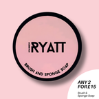 Ryatt Cosmetics brush and sponge soap 100g