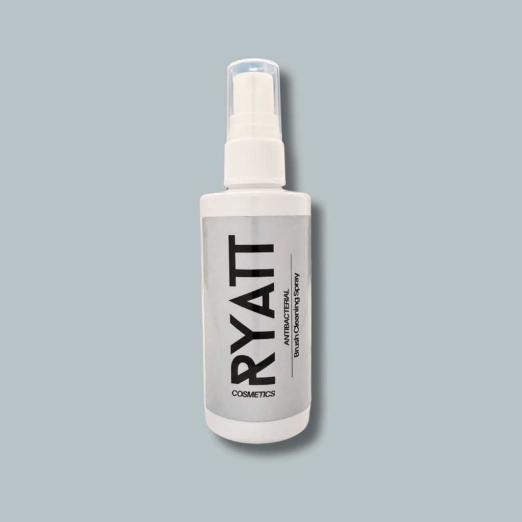 Ryatt Cosmetics quick drying makeup brush cleaning spray bottle