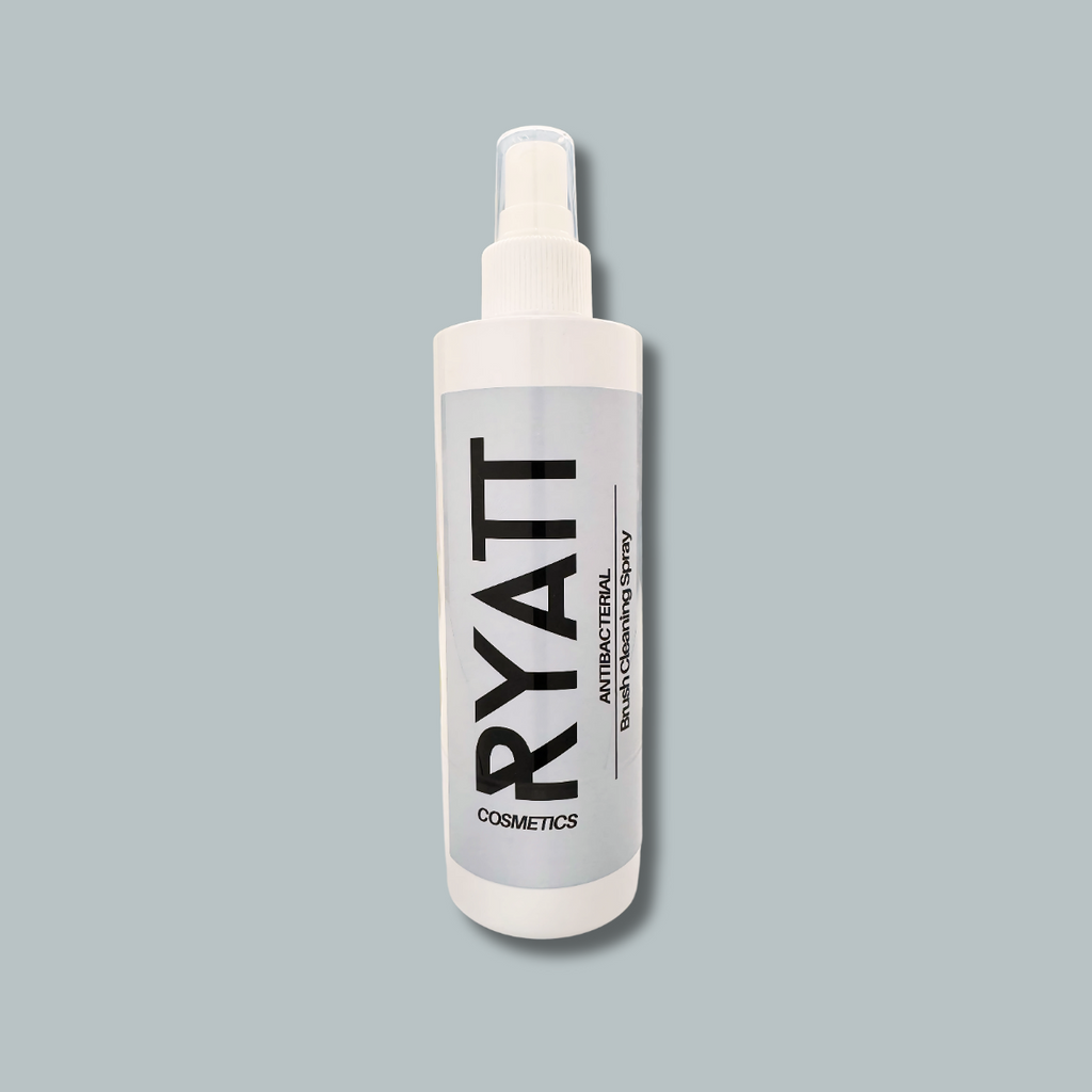 Ryatt Cosmetics quick drying makeup brush cleaning spray bottle