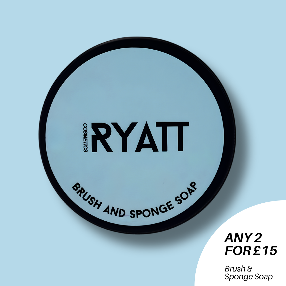 Ryatt Cosmetics brush and sponge soap 100g
