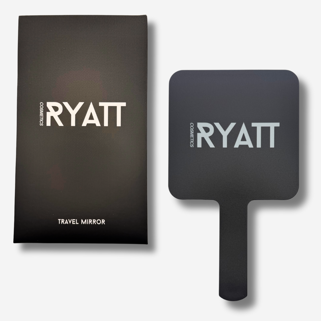 Ryatt Cosmetics Handheld Travel Mirror Black