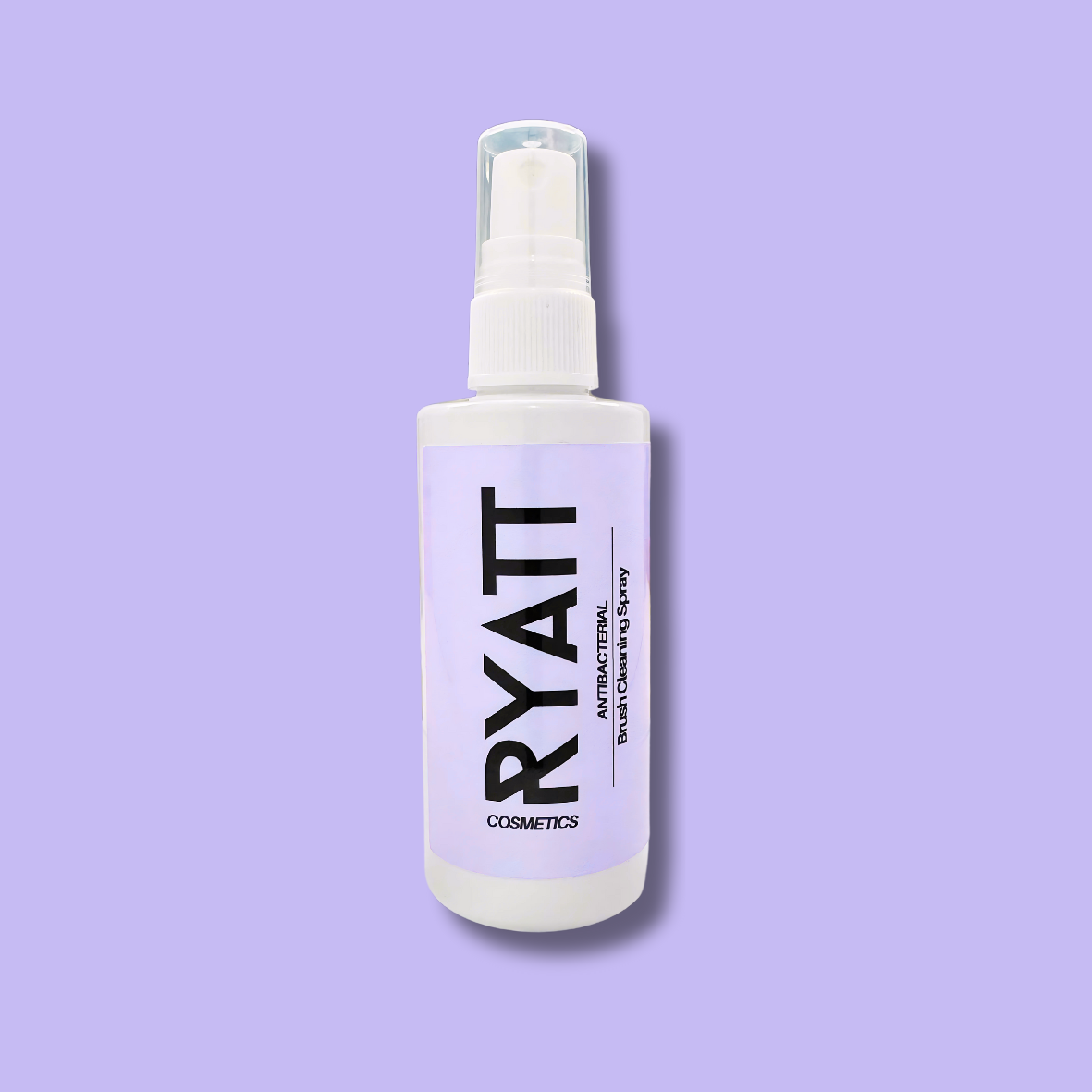 Ryatt Cosmetics quick drying makeup brush cleaner spray bottle