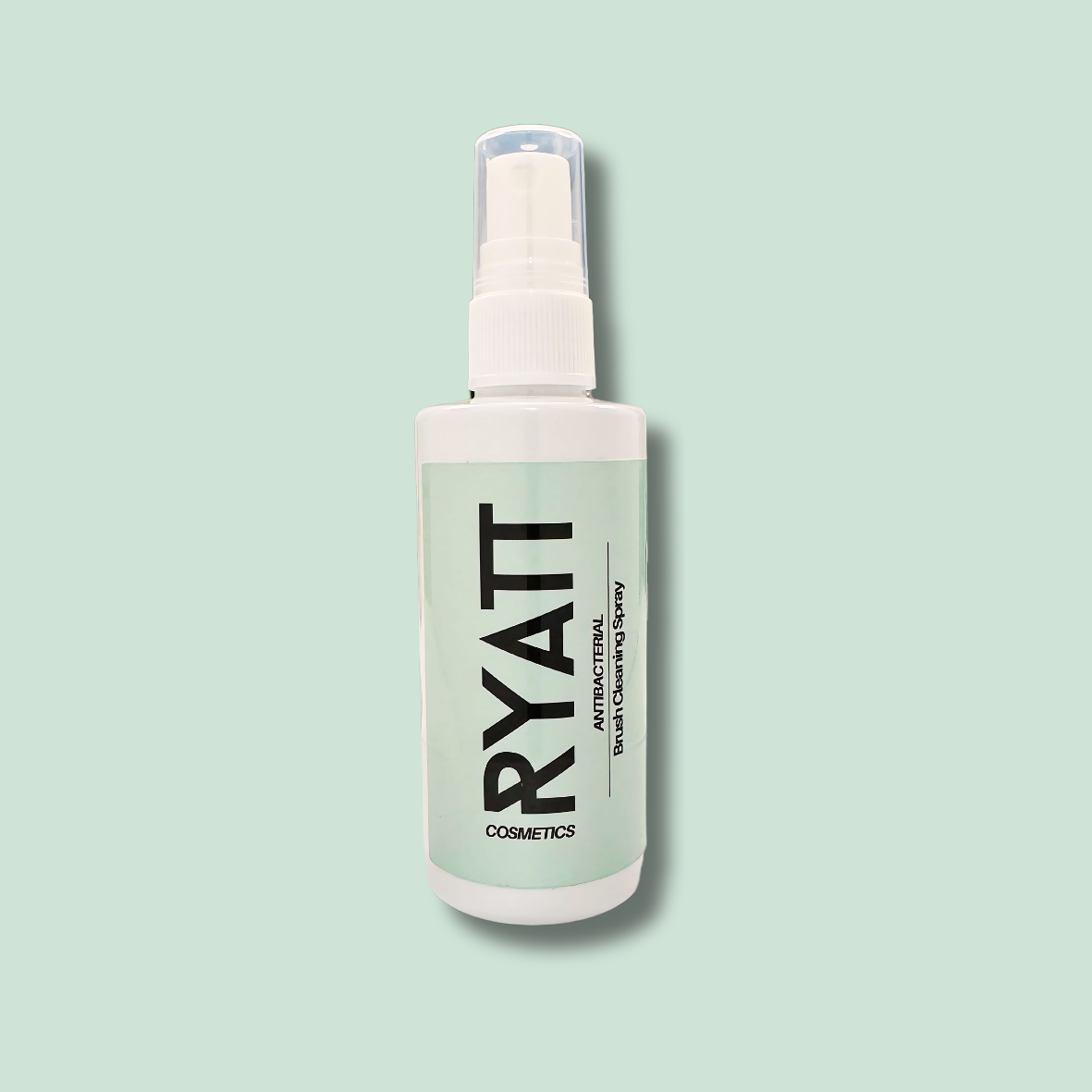 Ryatt Cosmetics quick drying makeup brush cleaning spray bottle